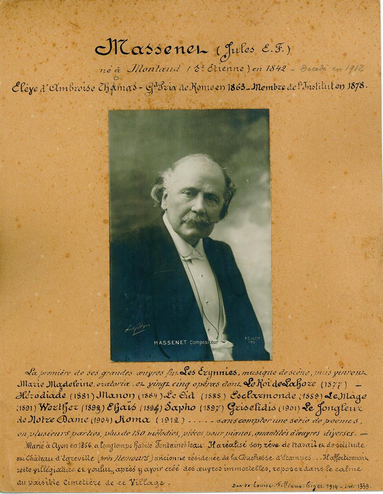 Jules Massenet (1842-1912), compositeur